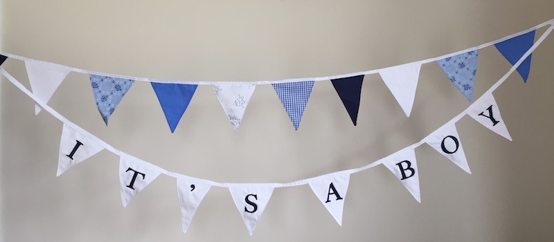 bunting and saying