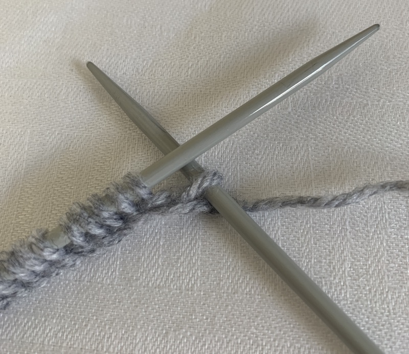 first knit stitch in rib