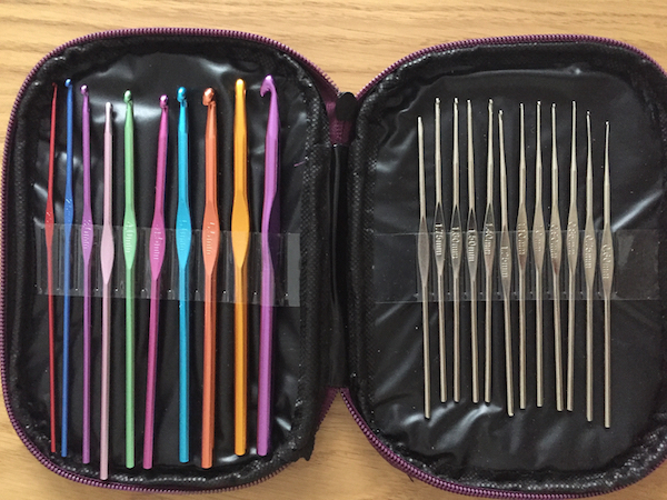 set of Crochet hooks