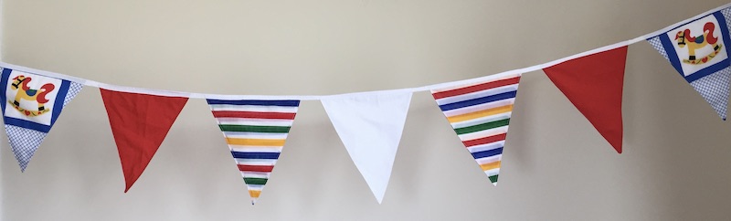 Large bright bunting