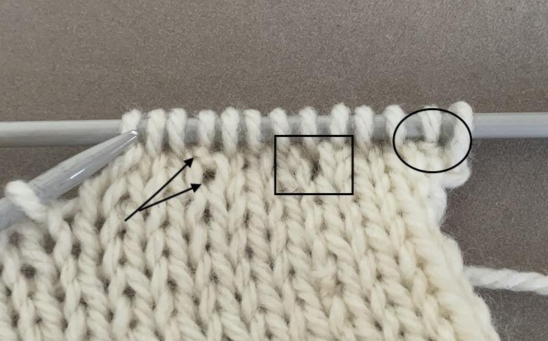 different looks when increasing stitches