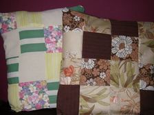 Basic patchwork cushion design