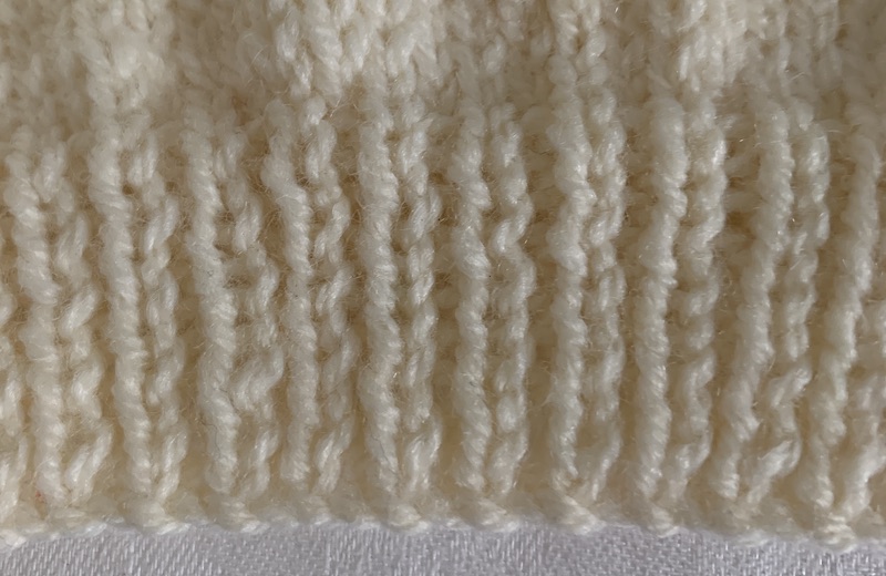 ten rows of ordinary rib
