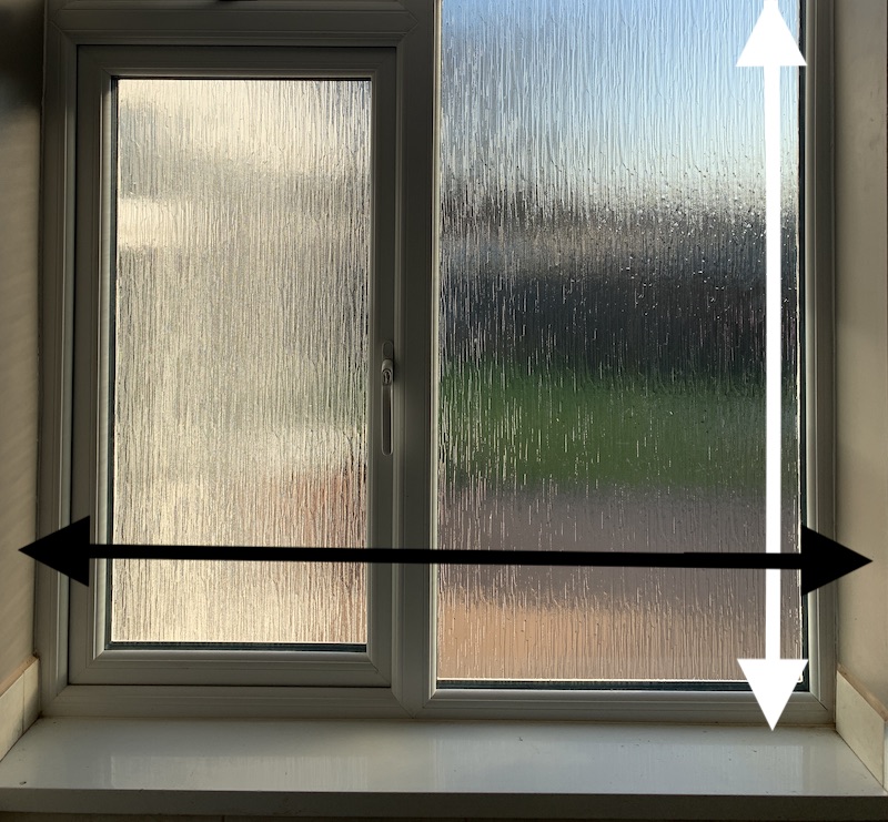 Window for measuring